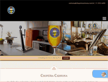 Tablet Screenshot of chopeiracarmona.com.br